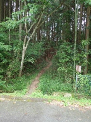 6山道への入り口