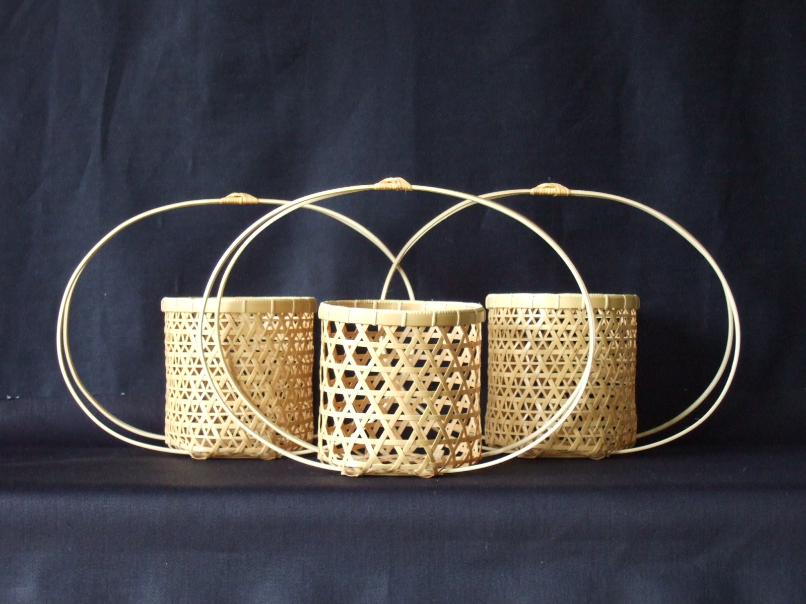7月制作の竹細工作品 | 趣味の竹かごバッグ