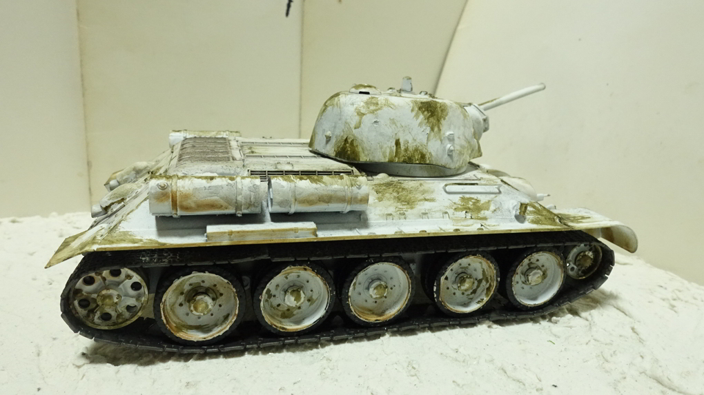 タミヤのミリタリーミニチュアシリーズ No.149 ソ連軍 Ｔー３４戦車 その２