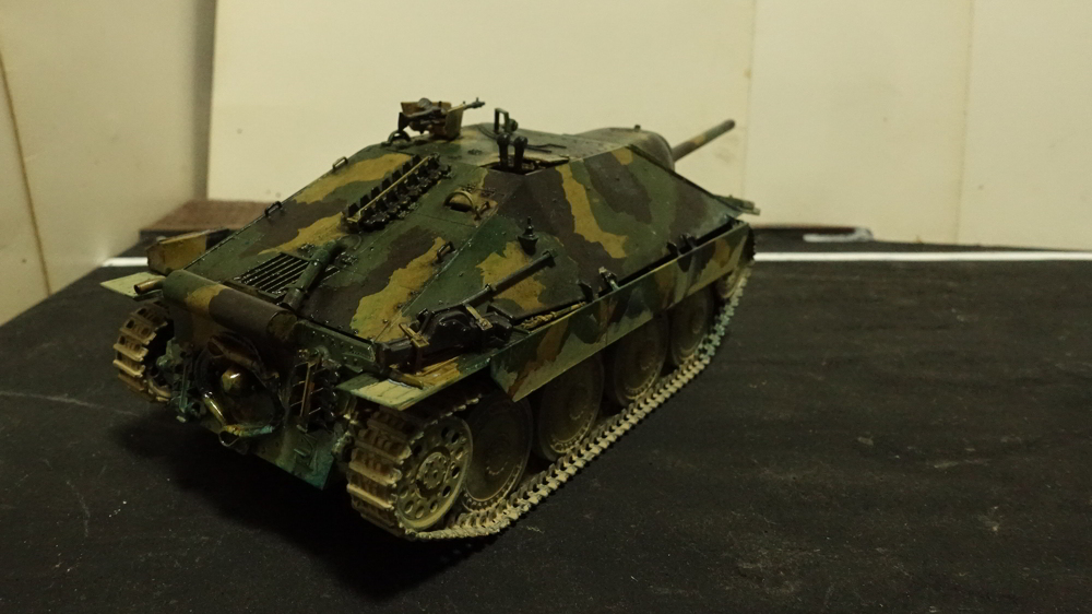 タミヤのミリタリーミニチュアシリーズ No.285 ドイツ駆逐戦車 ヘッツアー 中期生産型 その４