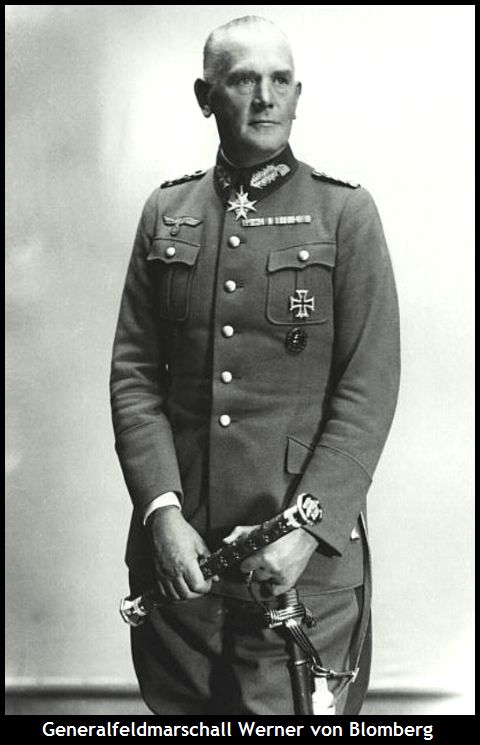 Generalfeldmarschall Werner von Blomberg